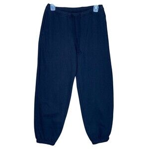 Hollister Black High Rise Lounge Pants Sweatpants Elastic Waist and Cuffs SZ XS